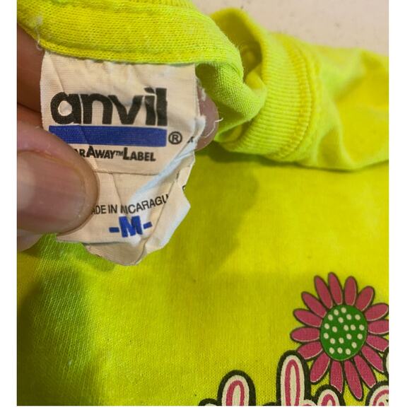 LAKE HAVASU Yellow Nice T-Shirt Anvil Size M - Picture 4 of 5